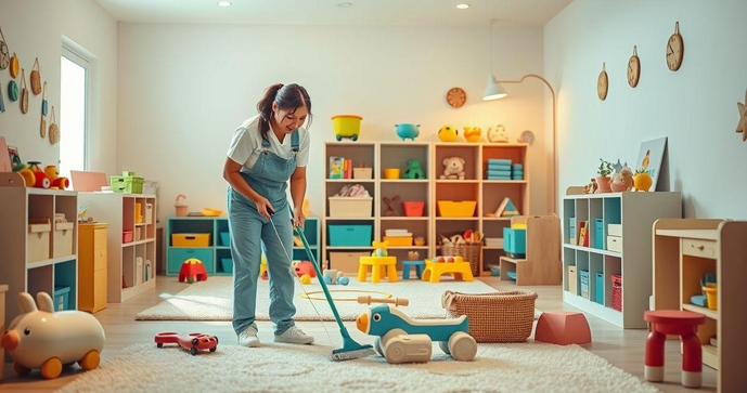 Auxiliar de limpeza em creche: a importância desse profissional na educação infantil Auxiliar de limpeza em creche: a importância desse profissional na educação infantil