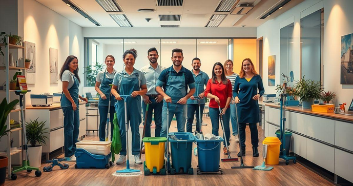 Empresa terceirizada em limpeza: como escolher a melhor para o seu negócio
